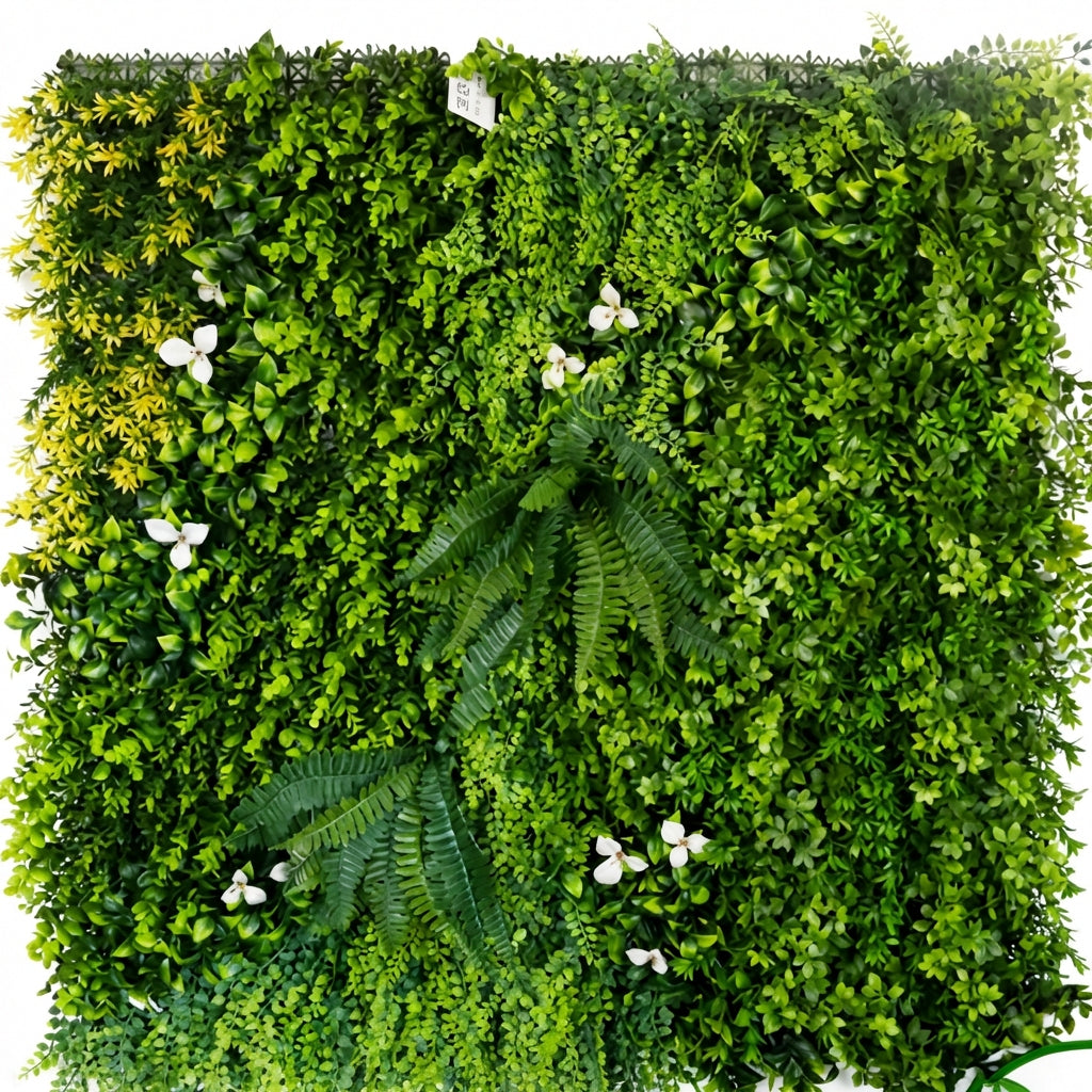 Künstliche Graswand in Naturfarbe